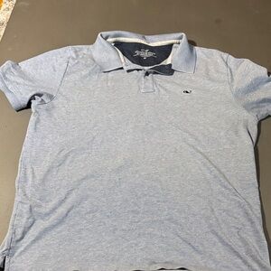 Vineyard Vines Heathered Blue Polo Shirt